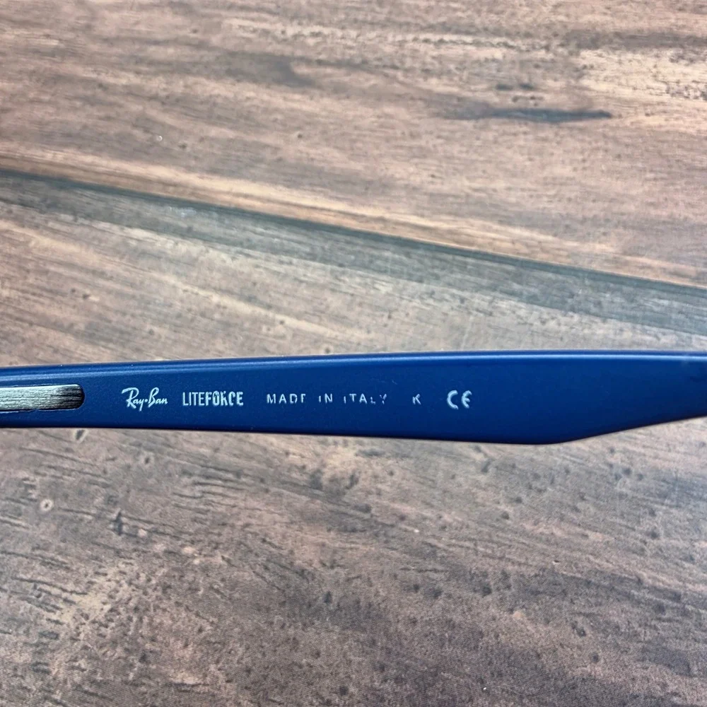 Ray-Ban‎ RB 7183 5207 Liteforce Matte Blue Eyeglasses Frames 51-19-145 Italy